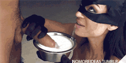 naked-calendar:  This kitty needs her milk every day! #GIF#NationalMilkDay