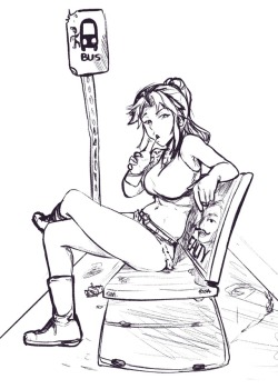 Watched black lagoon again like a week or so ago&hellip;  Here’s a revy doodle.