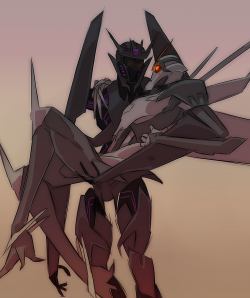 kettle-black:  varigo:  starscream and soundwave are handsome evil princes and i want them to fall in love and run away together when megatron isnt looking  Run away from the Big Bad Wolf.  
