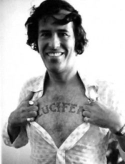 The magnificent Kenneth Anger and his tattoo through time &lt;3 and another luciferian bonus track (note to myself: I have to make this patch for my jacket).