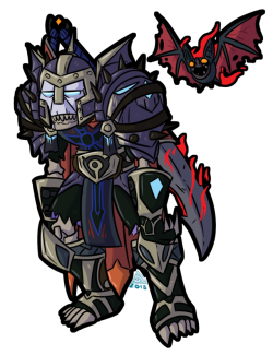  Here&rsquo;s my main World of Warcraft character. He’s an Undead Death Knight named Guulnasch and he is accompanied by his Orphaned Felbat, Lil Drac.