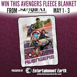 entertainmentearth:    Happy Age of Ultron day! Enter to WIN our Entertainment Earth Giveaway for an Avengers Fleece Blanket! » Enter Here!