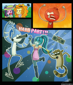 the-butcher-x:  .:Party in the Work:.http://the-butcher-x.deviantart.com/  &lt;3