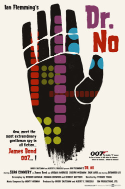 thepostermovement:  Dr. No by Jason Chalker