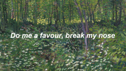 orchardly:escupir:  Vincent van Gogh / Arctic Monkeys-Do me a favour   + 