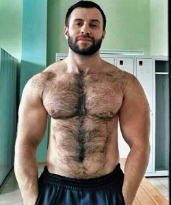 furonmuscle:  No idea who this guy is but he sure is yummy! UPDATE: Apparently this guy goes by a number of names, including Greyson Styles on Facebook and Wonderweissa (formerly Tolstyh81) on Instagram.  Muscular, hairy, sexy, proportioned in every way