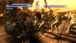 gamefreaksnz:   Capcom reveals screens, debut footage for their Resident Evil 6, Left 4 Dead 2 crossover  Capcom have released the first in-game footage for the recently announced Resident Evil 6 X L4D2 crossover.