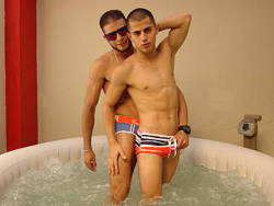 Sexy Latinos Crhistian and Dereckk are two hot guys who love getting nasty on their live webcam shows. Come join today and get 120 free credits. Go to their profile page and click on email me they are on so you will never miss their show.CLICK HERE to