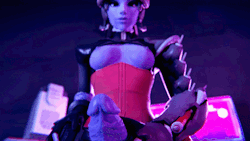 strapy3d:  strapy3d:  Noire Widowmaker Taker POV (Animation) Hai! A longer animation than usual, it’s around 25 seconds of Widow’s dick in your face, I hope you like it! Please reblog and share for the love of futa! :3 p.s.: I spend quite some time