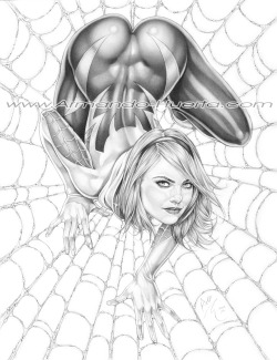 tracy-scops:  Spider-Gwen by Armando Huerta(after Manara)