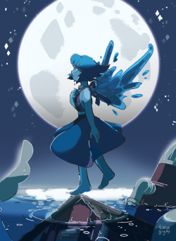 terugigas: Maybe I’ll find myself smiling on that distant shore A Lapis print I’ll be selling at Otakuthon! 