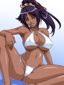 hothentaiporn:  And this is the end of Yoruichi hentai :3 Hope you like it!