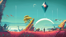 gamefreaksnz:   					No Man’s Sky E3 gameplay demo, new screens					During the Sony press conference at E3 2015, Hello Games gave viewers a brief taste of some No Man’s Sky gameplay.Check out the demo here. 