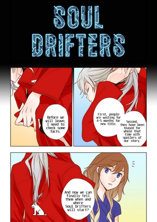 THERE’S NO BETTER WAY TO START THE NEW YEAR!!YES! You see correctly! SOUL DRIFTERS by RATANA SATIS ON LEZHIN JANUARY 19thand then every 2ne, 12th and 22nd day of the month(so yes, next update January 22nd!!)