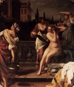 missharpersworld:  abeautifullife2:  Bathing Bathsheba by Artemisia Metadata  not the lush hips belly and breasts - i find it interesting in fine art the coveted women were lush - oh how society’s beauty standards have changed  Yes!! ⤴️