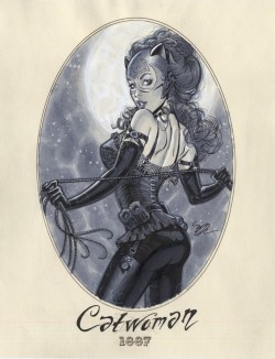 kamisamafr:  Catwoman version 1887 par Michael Dooney 