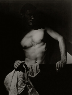 hauntedbystorytelling:   Olive Cotton :: Max after surfing, 1937 [Max Dupain]. Gelatin silver photograph. National Gallery of Australia, Canberra. / source: ArtBlart    more [+] by this photographer / more [+] Max Dupain posts   