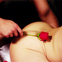 storjocke:  THIS is a hot way to worship a Receptive Alpha’s ass before entering! I’d love to feel the soft touch of a rose against my ass and hole like this, while my admirer praises it! (“The Proposal” by Men.com)