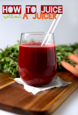 veganinspo:  How to Juice Without a Juicer  Keep this!