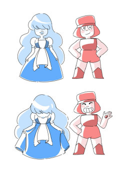 hilaryflorido:finally- Ruby and Sapphire!