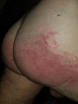 My strict woman blistered my bare bottom with the strap and then sent me to bed without supper last night. 