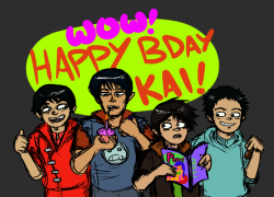 According to pixiv today is Kai from Akira&rsquo;s Bday, it&rsquo;s also Elvis Presley&rsquo;s bday too. Hopefully you&rsquo;re celebrating both!!!!!