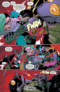 He was annoying me as well, but damn, that was pretty brutal, Damian.from Robin: Son of Batman #9