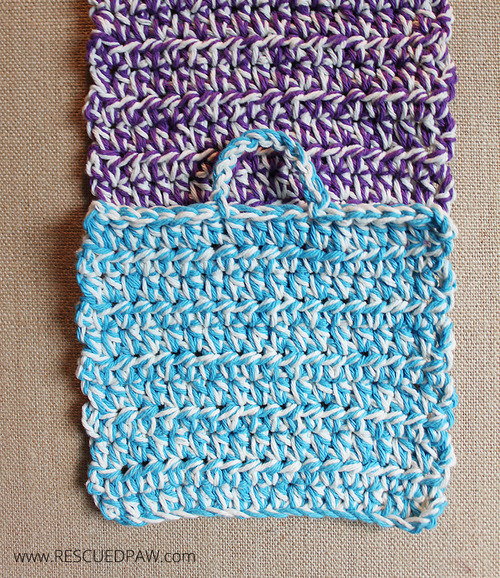 Free crochet hot pads pattern