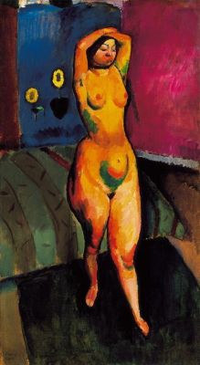 artaslanguage: Nude of an Italian Girl [1907] ////róbert B E R É N Y