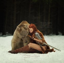 shadow-of-a-whisper:  ellensama:  mybrassclue:  bearsboozebass:  watchtheright:  sakafai:  OMG! Incredible “extreme” cosplay called Merida by the model Tina Rybakova. Photo by Dasha Kond   This is best post of today.  New standard. All the best