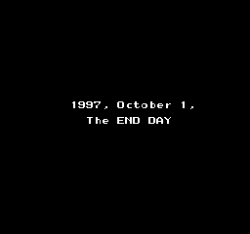 the-ankle-rocker:  Crystalis - NES - SNK: Black screens, white text. Not much more… but it still gives me chills. I love this game.