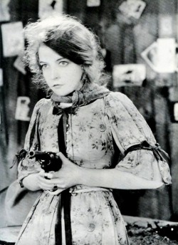 Lillian Gish in The Wind, 1928.