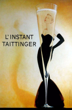publicite-francaise:  Champagne Taittinger avec Grace Kelly, 1982.