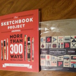 Just got mine in the mail, woot! I&rsquo;ve been wanting to do this for a while. Finally! #sketchbookproject #artistsontumblr #mattbernson
