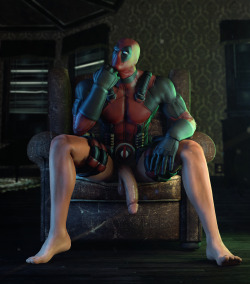 killy-stein:  No pants day for deadpool today   also yu can support me here :) 