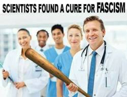 lighthouse1138:  docincredible:   bando–grand-scamyon: why am I chuckling so hard  The cure for fascism is… politically-motivated threats of brutal physical violence? That’s literally fascism.   Yeah, remember how we defeated fascism in WW2 through