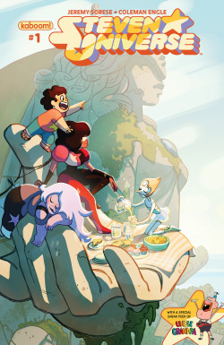 colemanengle:  the-world-of-steven-universe:  REBECCA SUGAR‘S ‘STEVEN UNIVERSE‘ SHINES AT KABOOM!  July 12,  2014 – Los Angeles, CA – There’s a “gem” of a comic book series coming in August! KaBOOM!, an award-winning imprint of publisher