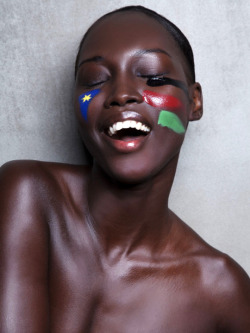 afrorevolution:  captainnickii: SUDANESE GIRLS ARE EVERYTHING PT 2    I always tell my south sudanese friends that they are gorgeous they all came out of the womb models don’t sleep on them.