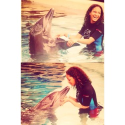 Swam with a dolphin called Sola yesterday. She is adorable guys