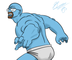 Thanks Random Drawing Idea Generator 3.0! Walter White in the form of the Hulk.