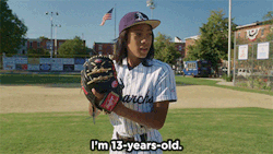 skittlesmcgraw:  meloromantics:  huffingtonpost:  Mo’ne Davis’ Chevy Ad Will Leave You With A Lump In Your Throat Is there anything Mo’ne Davis can’t do? After wowing the world with her arm and becoming the first female pitcher ever to win a game