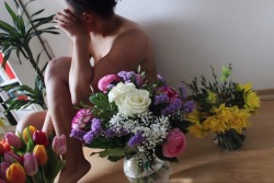 nudityprincess:flower fairy 🧚🏽‍♀️