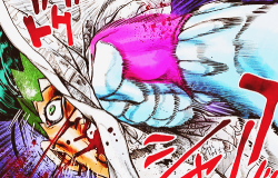 e-nkai:  kishibe rohan being punched repeatedly  My fave part in glorious color