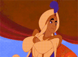 AladdinThe TV series had quite a few more dramatic TF’s featuring Jasmine into a Naga and Aladdin himself into a shark. But this small two second clip from the movie of Aladdin getting buffed up has always stayed with me. I need to do a Disney TF masterpo