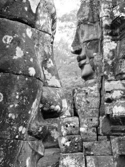  The faces of Bayon. Bayon is a richly decorated Khmer temple, located at Angkor, Cambodia. &ldquo;The serenity of the stone faces&quot; (Glaize, 1993) strikes one while walking through Bayon. Photos courtesy of &amp; taken by yeowatzup. 