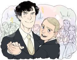 sherlock was hoping for a Game of Shadows style mandance as much as i was~ bonus ending~   &ldquo;watch me twirl jawn&rdquo;