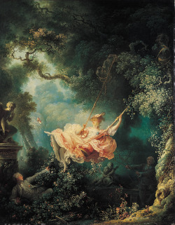 deadpaint:  Jean-Honoré Fragonard, The Swing (1767) 