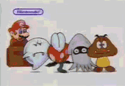 daimao-kuppa:  i can’t stop staring at this Gif….that goomba is just having him a good ol time!