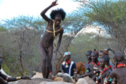 Ethiopia-Omo valley-Hamer tribe-bull jump, by Donatella Venturi  
