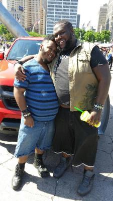 Out here at Motorcity Pride 2015 with my Papabear thejungleofmufasa